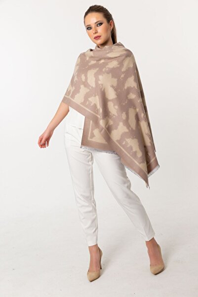 CASHMERE AND SİLK MAWLANA Şal imprimat din caşmir modal