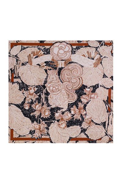 CASHMERE AND SİLK MAWLANA ŞAL 100% MĂTASE (90X90) JACQUARD