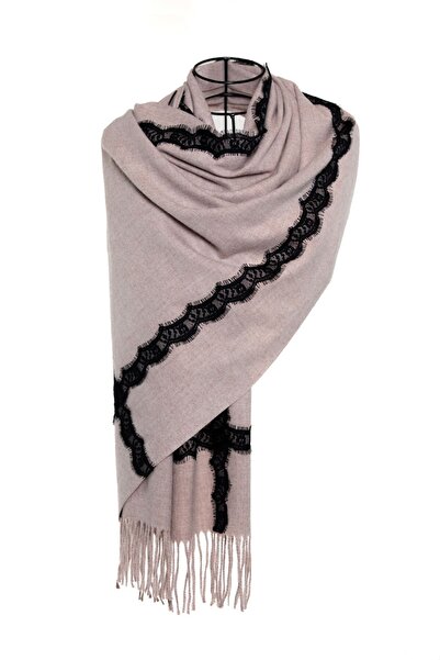 CASHMERE AND SİLK MAWLANA Dantela modală din cașmir și șal de piatră