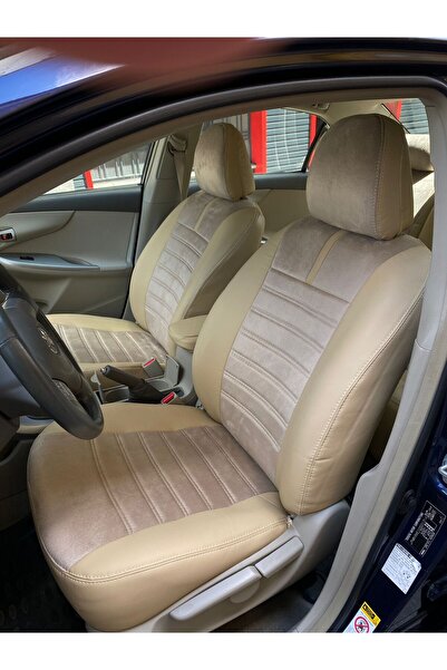 AKINCI تويوتا كورولا-2007-2013 مزيج من الجلد مع مسند للذراعين الخلفي