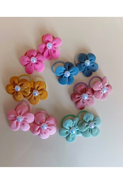 NİLZ Floral Figured Corded Double Rubber Buckle (1 pair)