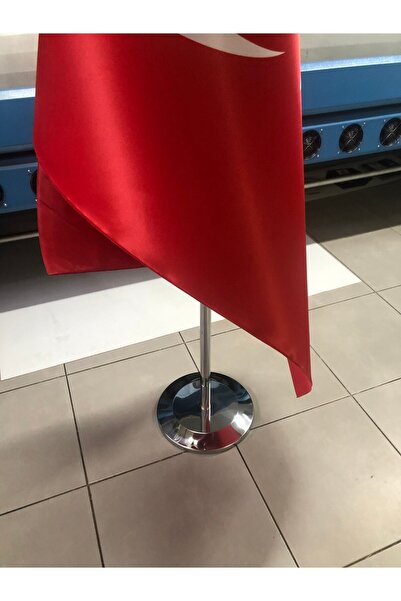 dakik reklam Makam Bayrağı, Türk Bayrağı, Gümüş Gri Aluminyum Krom Direkli Set Bayrak Takımı