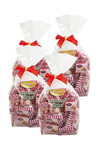 Tuğba Kuruyemiş Turkish Delight Set with 100 Mini Biscuits