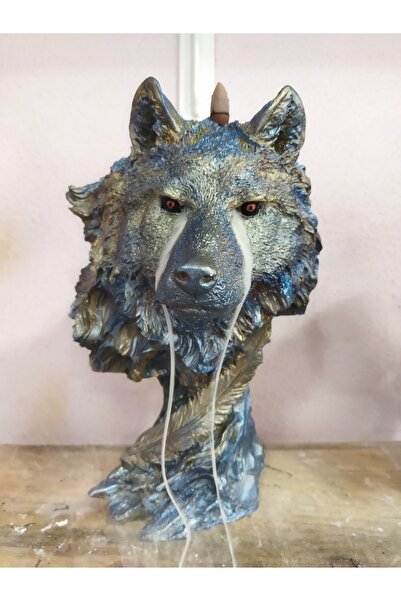 BORLU Tedarikçim ŞELALE TÜTSÜLÜK KURT BAŞI Büyük Boy DEKORATİF 30X20 CM