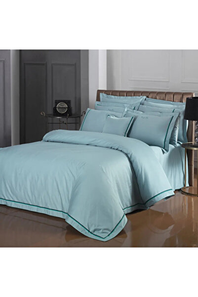 Sarev ODEO SATEN NEVRESİM TAKIMI ÇİFT KİŞİLİK YEŞİL