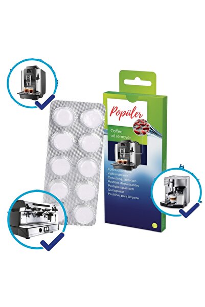 Popüler آلة إسبريسو احترافية عالمية أوتوماتيكية بالكامل، منظف زيت القهوة، أقر...