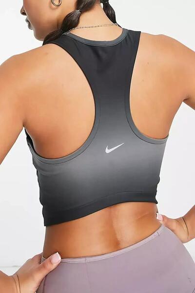 Nike Dri-Fit Swoosh Running Crop Cut Women's Sports Tank Top