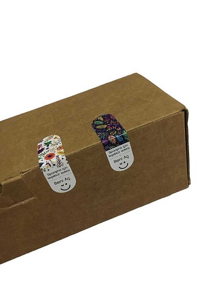 gg gençgirişimci Coated Sticker - Open Me - (2.7x1.5 Cm) 40 Pieces