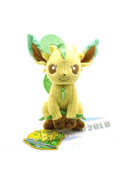 Takara Tomy Leafeon 20cm Eevee Serisi Özel Etiketli Pokemon Peluş Oyuncak
