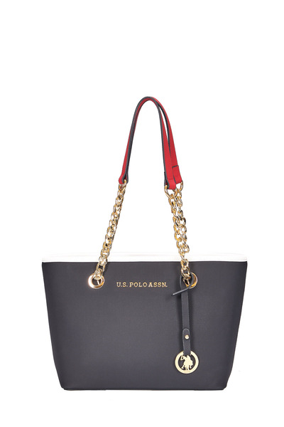 U.S. Polo Assn. Navy Blue-Red-White Women's Shoulder Bag Us24289