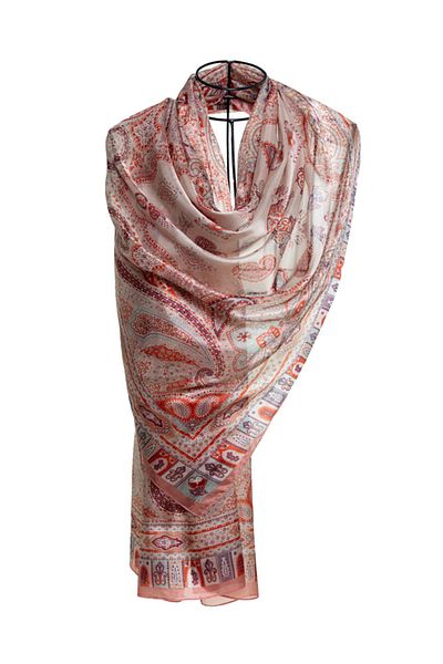 CASHMERE AND SİLK MAWLANA Şal 100% mătase (110X173)