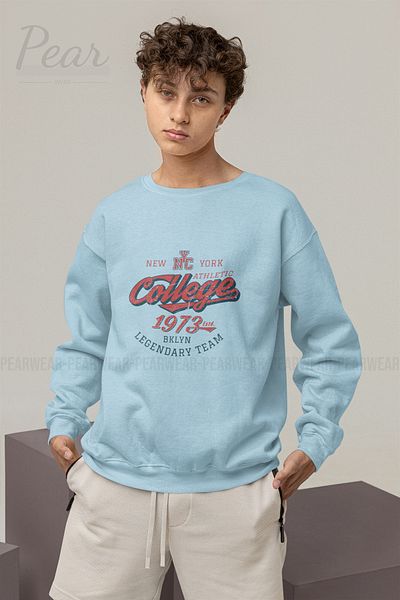 Pear Wear Ανδρικό φούτερ με στάμπα College