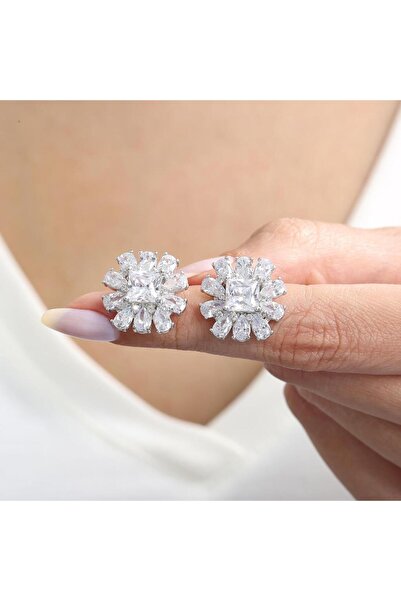 Effective Diamond Milano Rüyası Işıltılı Gümüş Küpe