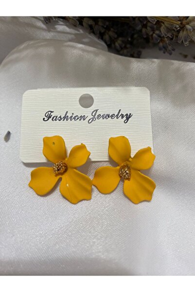 sema aksesuar Kadın Çiçek Model Küpe - Çiçekli Küpe - Anneler Günü Hediyesi