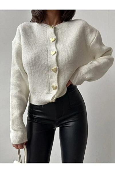 lucifer underwear Valentine's Day Gift - Heart Women's Sweater and Heart Button Cardigan