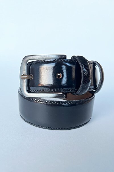 Parscraft Parlak Çocuk Kemeri Hakiki Deri 3 Cm