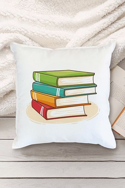 Yaprak Hediyelik World Reading and Writing Day Designed Pillow
