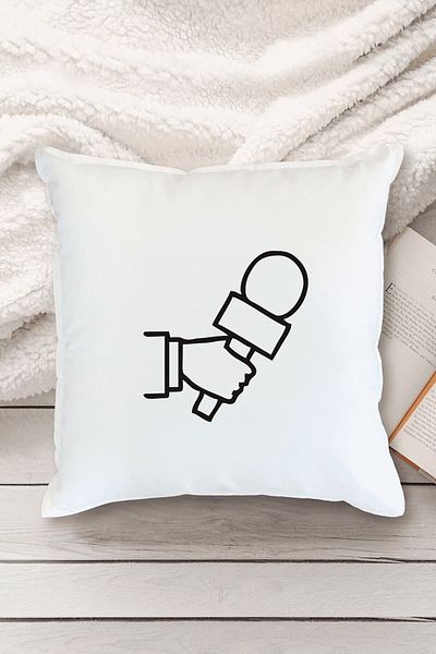 Yaprak Hediyelik Newspapers and Press Feast Designed Pillow