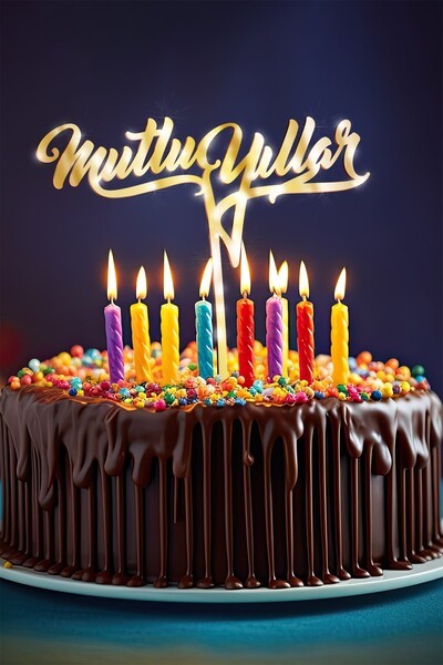 Artikel مرآة ذهبية مكتوب عليها "Happy Birthday" من زجاج شبكي لتزيين الكيك وحف...