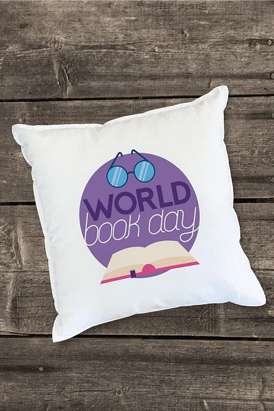 Yaprak Hediyelik World Reading and Writing Day Designed Pillow