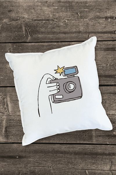 Yaprak Hediyelik Newspapers and Press Feast Designed Pillow