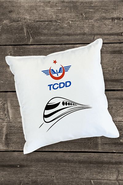 Yaprak Hediyelik Railway Week Designed Pillow