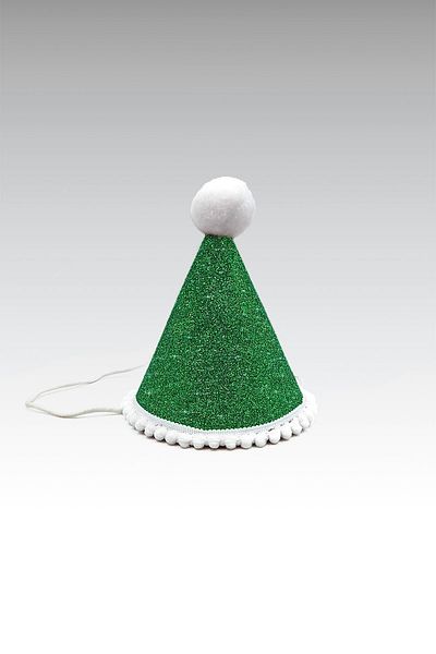 Artikel Green Glitter Eva Christmas Hat, Children's New Year Hat