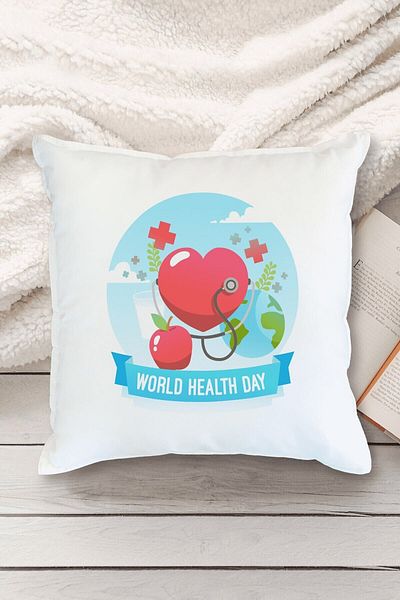 Yaprak Hediyelik World Heart Day Designed Pillow