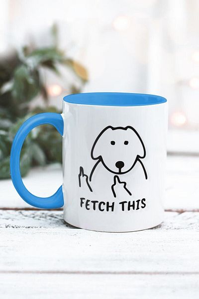 Yaprak Hediyelik كوب بتصميم Fetch This