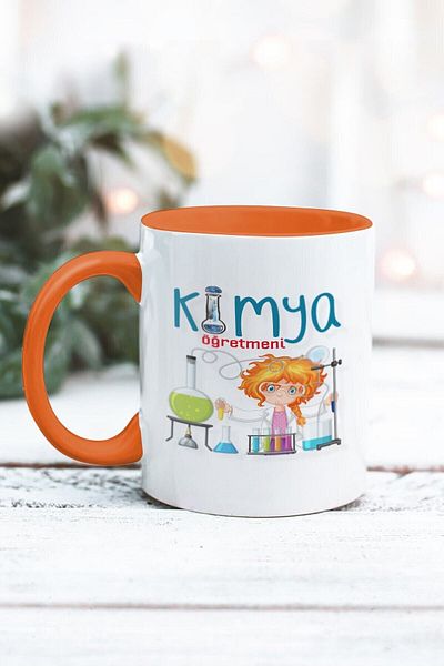 Yaprak Hediyelik كوب بتصميم معلم الكيمياء