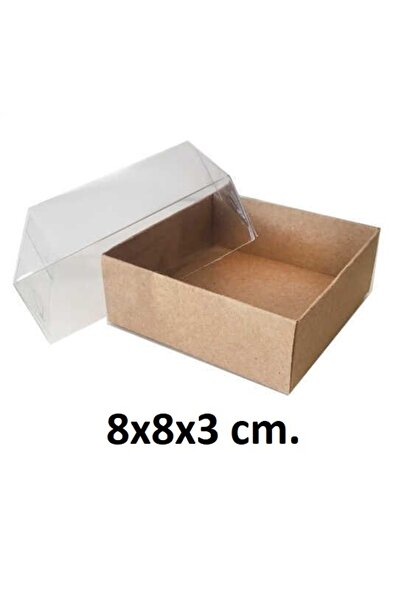 SarrumaHediyelik Asetat Kapaklı 8x8x3 cm Kutu 10 Adet