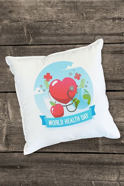 Yaprak Hediyelik World Heart Day Designed Pillow