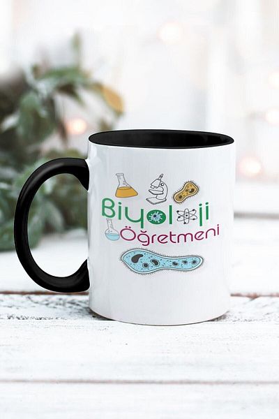 Yaprak Hediyelik كوب بتصميم معلم الأحياء