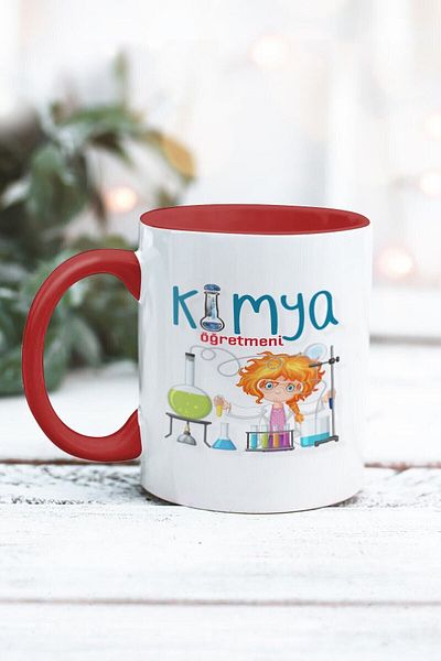 Yaprak Hediyelik كوب بتصميم معلم الكيمياء