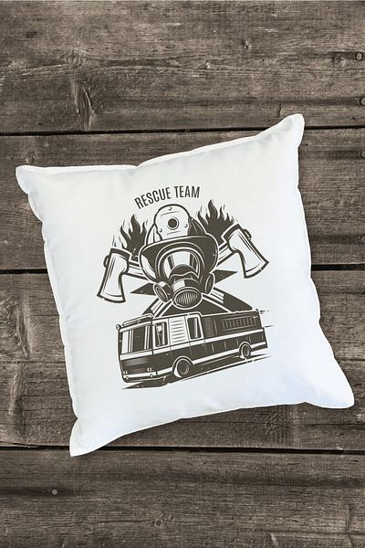 Yaprak Hediyelik Firefighter's Day Designed Pillow