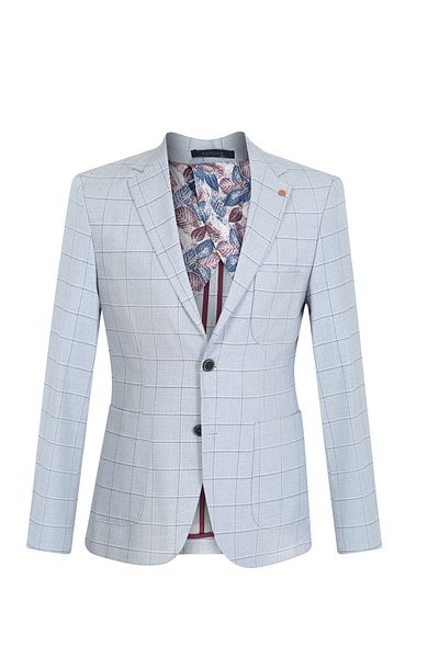 ACTUAL Blazer albastru Slim Fit - Jachetă unică 7149 R2