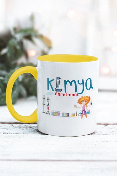 Yaprak Hediyelik كوب بتصميم معلم الكيمياء