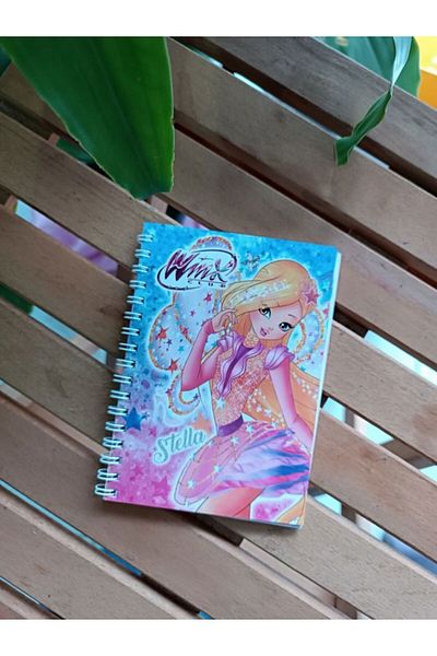 EyER Shoping Caiet Winx Clup Spiral a6 Dimensiune Galben