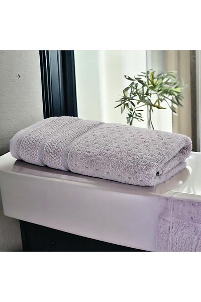 T.Concept Πετσέτα Dolce Coton Μαλακή Βαμβακερή Ανοιχτό Λιλά Χρώμα 50*90 cm