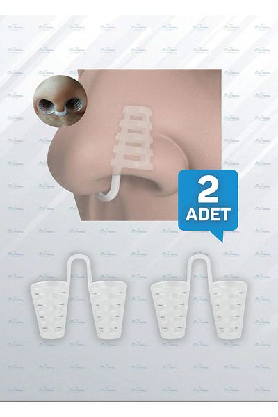 ermöztürk medikal Anti-Snoring Comfortable Breathing Nasal Apparatus 2 Pieces