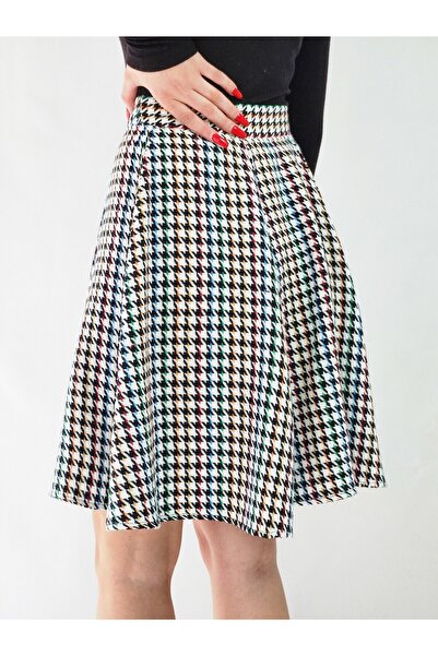 YAXİ Fusta clopot cu dungi colorate