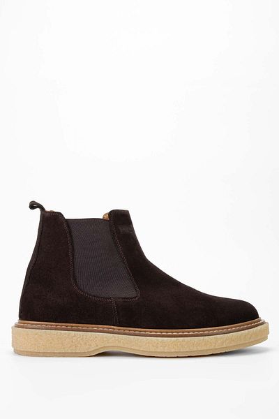 Tamer Tanca Men's Genuine Leather Brown Suede Casual Boots