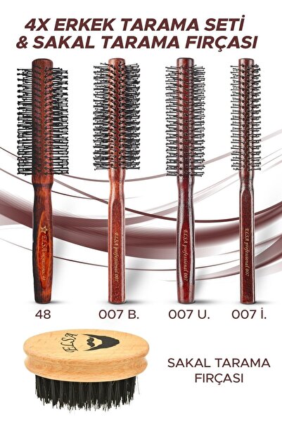ELSA 4'lü Erkek Tarama Serisi Ve Sakal Fırçası