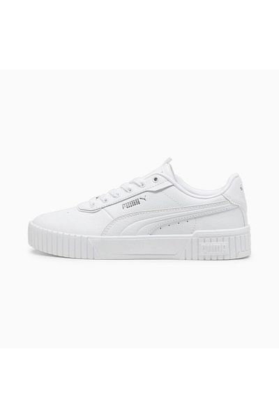 Puma Carina 2.0 Lux White-Grey Women's Casual Shoes