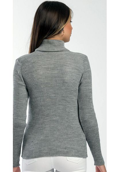 ALCHON Turtleneck Turtleneck Long Sleeve Ribbed Basic Simple Elegant Seasonal Thin Knitwear Sweater