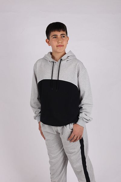 İnciTekstil GARNIY CHILDREN'S Tracksuit SET WITH HOOD AND POCKET