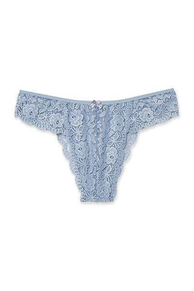 HNX Δαντελένιο ψηλόμεσο Plus Size Γυναικείο εσώρουχο Brazilian