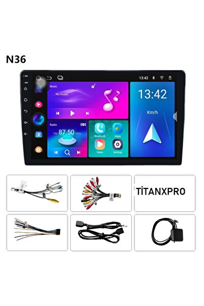 titanxpro 10" UNİVERSAL ANDROİD CAR-PLAY GERÇEK 2/32 TABLET MULTİMEDYA Uyumlu