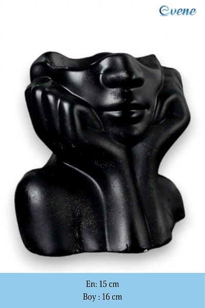 Evene Vase Small Vase Tabletop Vase Home Decoration Vase Black Model 28