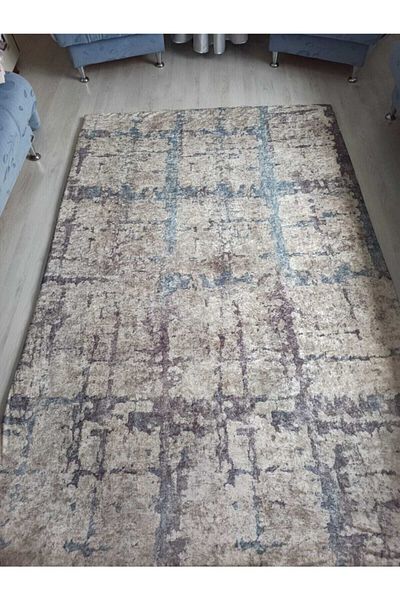 ESPİCAL HOME Elastic Carpet Cover Made of Soft Velvet Fabric